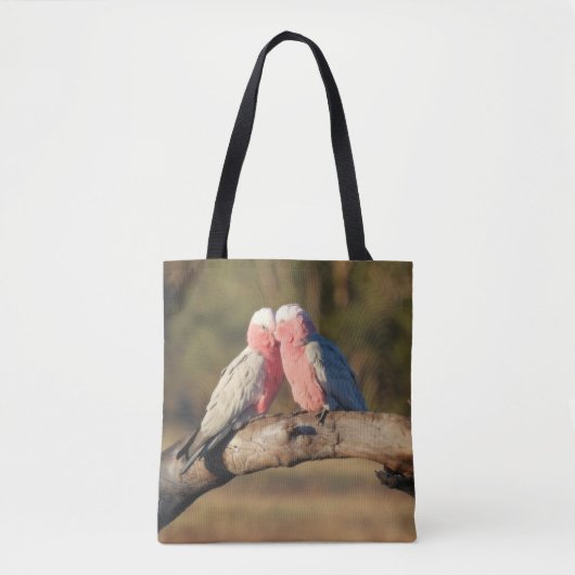 Tote Bag Galahs roses (Devant)