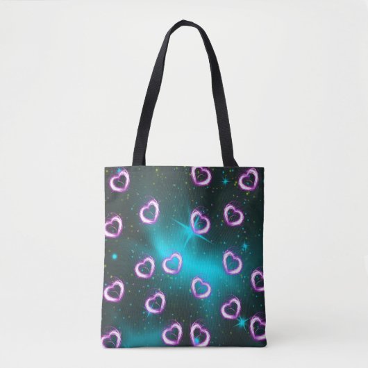Tote Bag Galaxie de coeur (Devant)