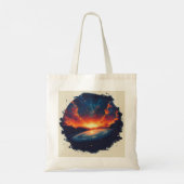 Tote Bag Galaxie de style rétro (Dos)