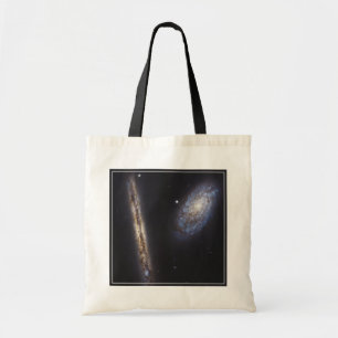 Tote Bag Galaxie Edge-On Ngc 4302 & Galaxie Tilted Ngc 4298