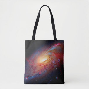 Tote Bag Galaxie spirale Messier M106 Photo de l'espace ext