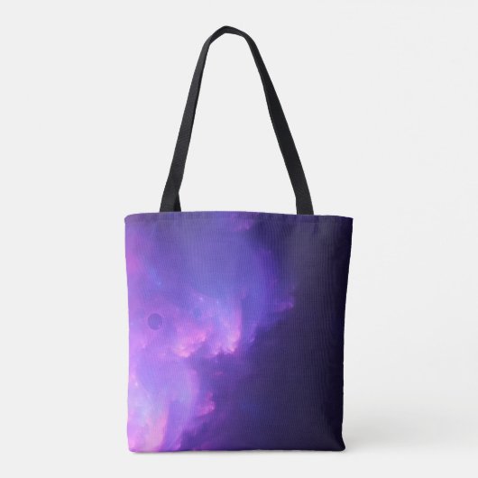 Tote Bag galaxie violette (Dos)
