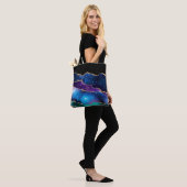 Tote Bag Galaxy Agate Série Design 13 (Sur le modèle)