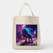Tote Bag Galaxy Lion Blue (Dos)