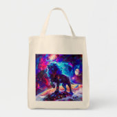 Tote Bag Galaxy Lion Blue (Devant)