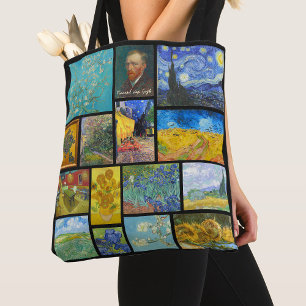 Tote Bag Galerie d'art Vincent Van Gogh Collage Tout sur Im