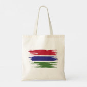 Tote Bag Gambie Drapeau Art (Dos)