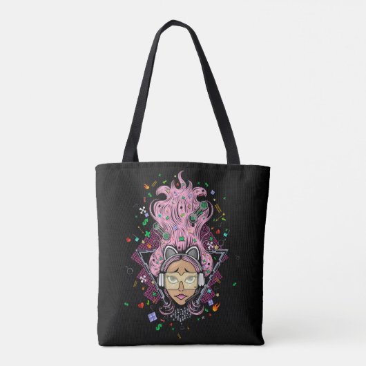 Tote Bag Gamer fille (Dos)