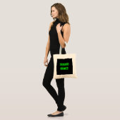 Tote Bag Gamer sérieux - vert (Devant (modèle))