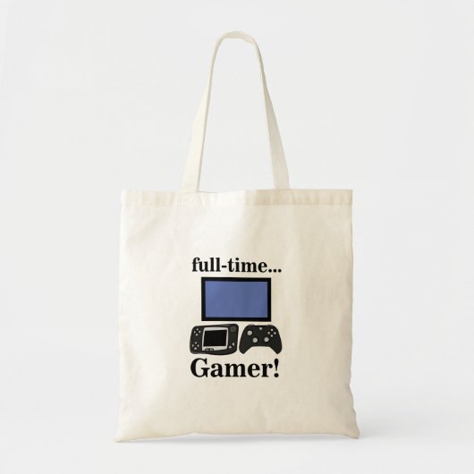 Tote Bag Gaming Gamer Funny (Devant)