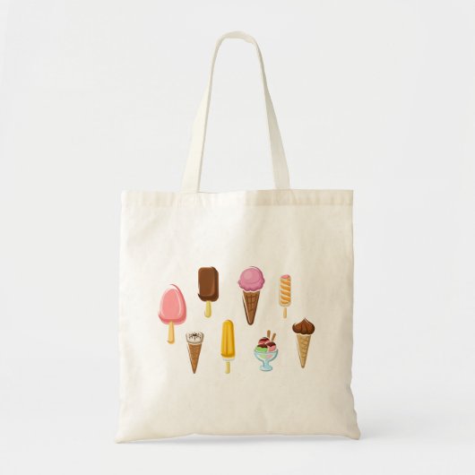 Tote Bag Gamme De Glaces (Devant)
