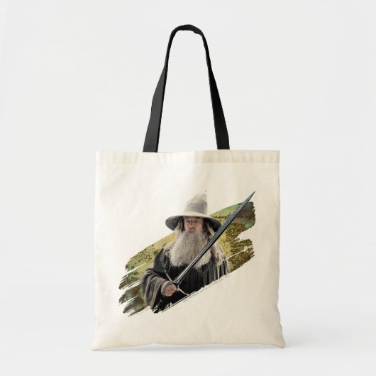 Tote Bag Gandalf With Sword Green (Devant)