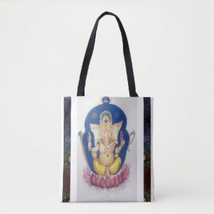 Tote Bag Ganesha Elephant Luck Maureen Girard