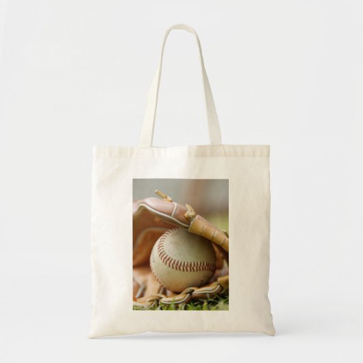 Tote Bag Gant et boule de base-ball (Devant)