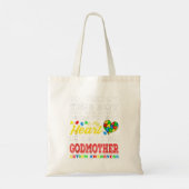 Tote Bag garçon, appel, marraine, autisme, conscience, (Dos)
