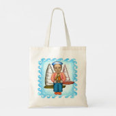 Tote Bag Garçon Noir Marin (Dos)
