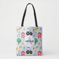 Garçons Cute Blue Farm Animal Tracteur Motif Enfan