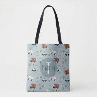 Garçons Cute Blue Transport Motif Enfants