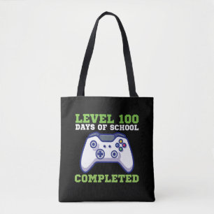 Tote Bag Garçons Niveau 100 Jours D'École Terminé