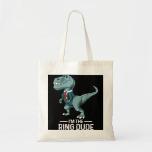 Tote Bag Garçons Porte-Bague T-Rex Dinosaur Soirée de maria