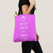 Tote Bag Garde Calme Mariée (De près)