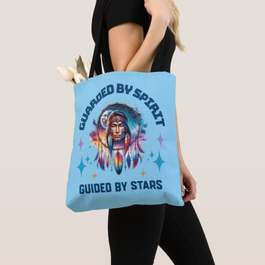 Tote Bag Gardé par l'Esprit, Guidé par les Étoiles (De près)