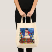 Tote Bag Garden Snowman (Devant (produit))