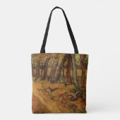 Tote Bag Garden St Paul Hospital Figure de Vincent van Gogh (Dos)