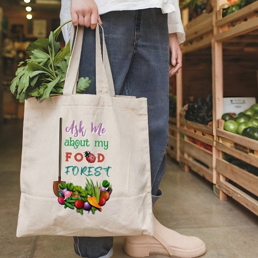 Tote Bag Gardener de la forêt alimentaire