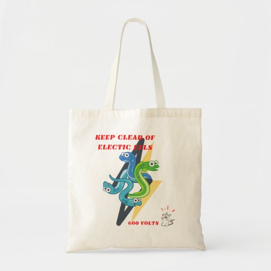 Tote Bag Garder À L'Écart Les Anneaux Électriques (Devant)