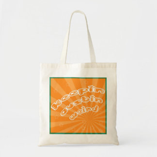 Tote Bag Garder Austin Étrange Avec Orange Sunburst