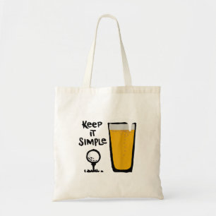 Tote Bag Garder Il Simples Funny Golf Bière