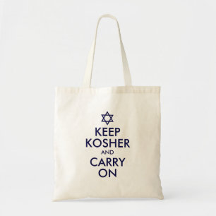 Tote Bag Garder Kosher et continuer