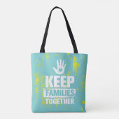 Tote Bag Garder les familles unies (Dos)