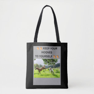 TOTE BAG 🐴🐴 GARDER SES SABOTS POUR SOI 🐴🐴
