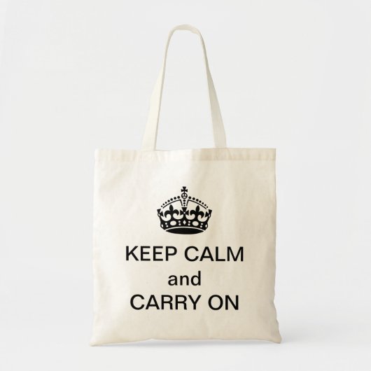 TOTE BAG GARDEZ FOURRE-TOUT CALME (Devant)