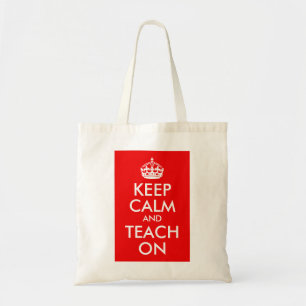 Tote Bag Gardez le calme et apprenez-le