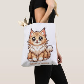 Tote Bag Gardez-le chaton géant sur Fourre-tout (De près)