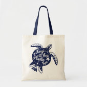 Tote Bag Gardez Le Plastique De Mer Gratuit (Devant)