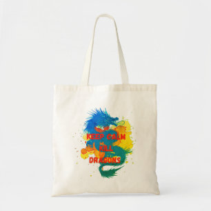 Tote Bag Gardez votre calme, tuez les dragons