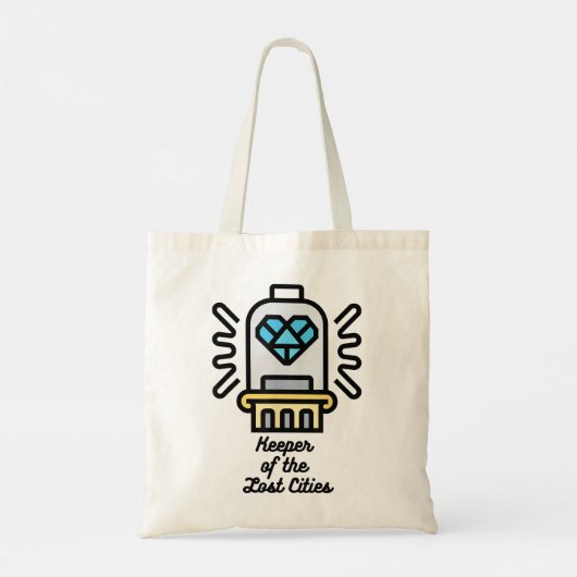 Tote Bag Gardien des villes perdues Lecture ver (Dos)