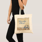 Tote Bag Gareautrain sur le sable (Devant (produit))