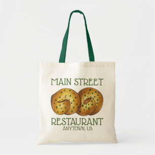 Tote Bag Garlic Knots Pain Roll Italien Restaurant