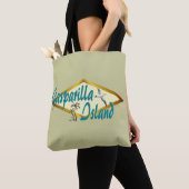 Tote Bag Gasparilla Island Floride Design Seagull (De près)