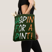 Tote Bag Gaspin' Pour une pinte stct (De près)