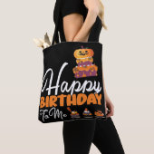 Tote Bag Gâteau D'Anniversaire D'Halloween Joyeux Anniversa (De près)
