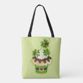 Tote Bag Gâteau de la Saint-Patrick avec trèfles et coccine (Dos)