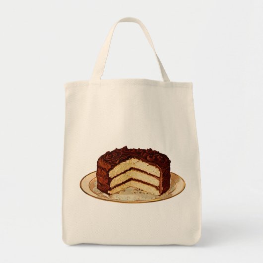 Tote Bag Gâteau rétro (Devant)