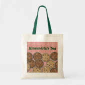 Tote Bag Gâteaux aux pépites de chocolat personnalisables (Devant)