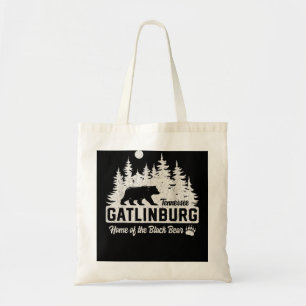 Tote Bag Gatlinburg Tennessee Ours Noir Great Smoky Mounta